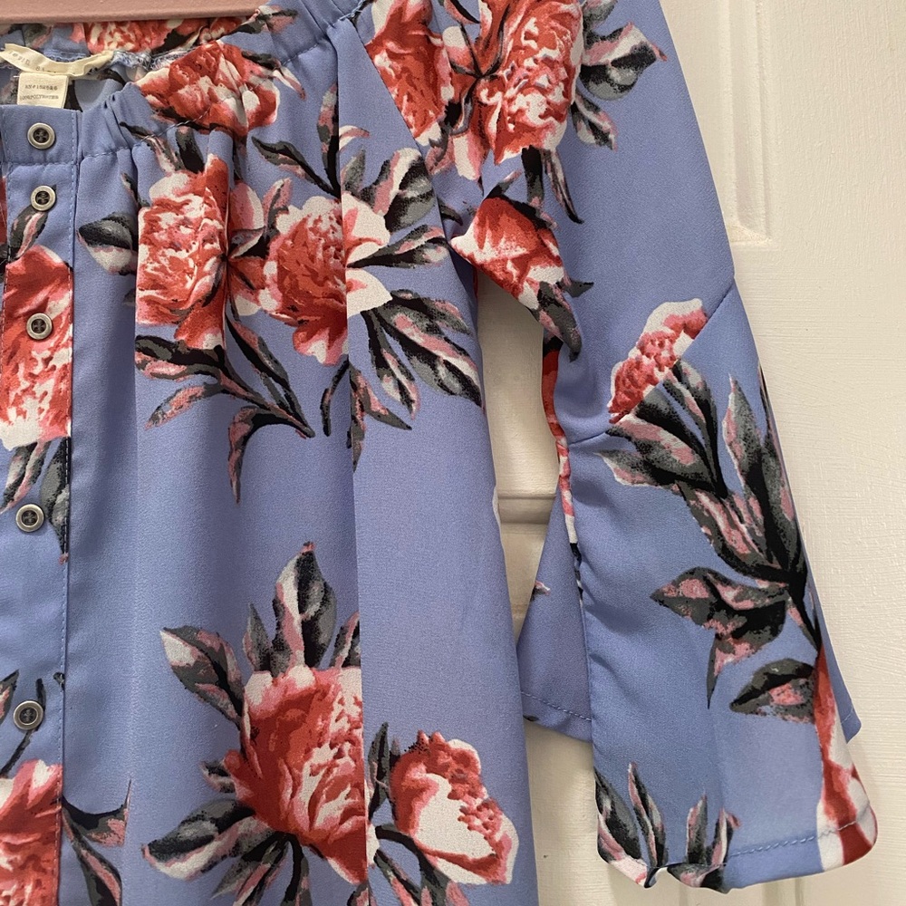 floral off the shoulder top